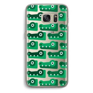 CaseCompany Crocs: Samsung Galaxy S7 Transparant Hoesje