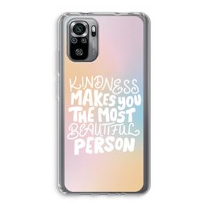 CaseCompany The prettiest: Xiaomi Redmi Note 10S Transparant Hoesje