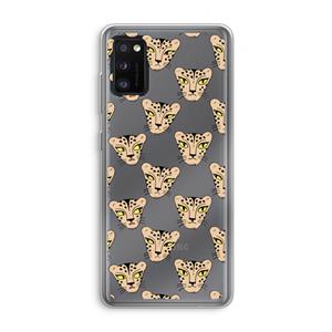 CaseCompany Tijger: Samsung Galaxy A41 Transparant Hoesje