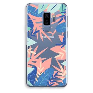 CaseCompany Tropisch: Samsung Galaxy S9 Plus Transparant Hoesje