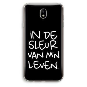 CaseCompany De Sleur: Samsung Galaxy J7 (2017) Transparant Hoesje
