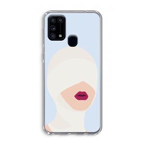 CaseCompany Incognito: Samsung Galaxy M31 Transparant Hoesje
