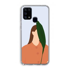 CaseCompany Leaf: Samsung Galaxy M31 Transparant Hoesje