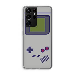 CaseCompany Game On: Samsung Galaxy S21 Ultra Transparant Hoesje