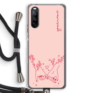 CaseCompany Best Friends: Sony Sony Xperia 10 III Transparant Hoesje met koord
