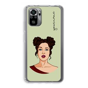 CaseCompany Pop-Art Creator: Xiaomi Redmi Note 10S Transparant Hoesje