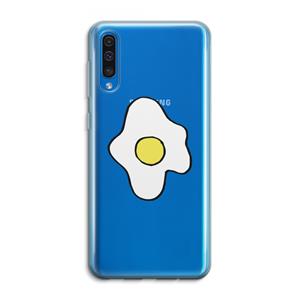 CaseCompany Spiegelei: Samsung Galaxy A50 Transparant Hoesje