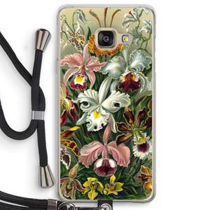 CaseCompany Haeckel Orchidae: Samsung Galaxy A3 (2016) Transparant Hoesje met koord