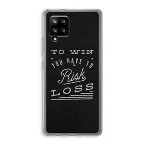 CaseCompany Risk loss: Samsung Galaxy A42 5G Transparant Hoesje