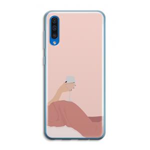 CaseCompany Wine: Samsung Galaxy A50 Transparant Hoesje
