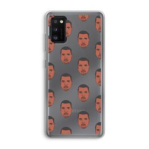 CaseCompany Kanye Call Me℃: Samsung Galaxy A41 Transparant Hoesje