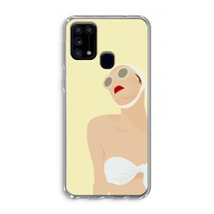 CaseCompany Summer: Samsung Galaxy M31 Transparant Hoesje