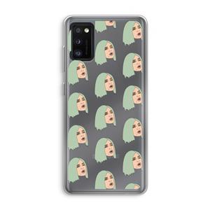 CaseCompany King Kylie: Samsung Galaxy A41 Transparant Hoesje
