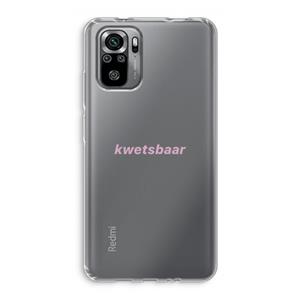 CaseCompany kwetsbaar: Xiaomi Redmi Note 10S Transparant Hoesje