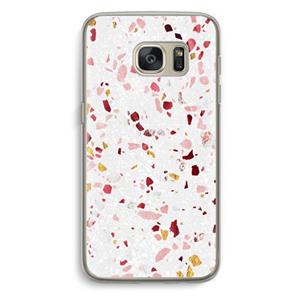 CaseCompany Terrazzo N°9: Samsung Galaxy S7 Transparant Hoesje