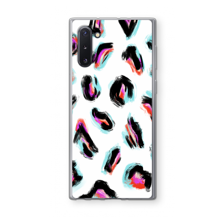 CaseCompany Cheetah color: Samsung Galaxy Note 10 Transparant Hoesje