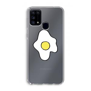 CaseCompany Spiegelei: Samsung Galaxy M31 Transparant Hoesje