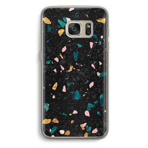 CaseCompany Terrazzo N°10: Samsung Galaxy S7 Transparant Hoesje