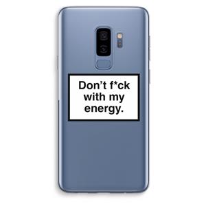 CaseCompany My energy: Samsung Galaxy S9 Plus Transparant Hoesje