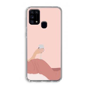 CaseCompany Wine: Samsung Galaxy M31 Transparant Hoesje