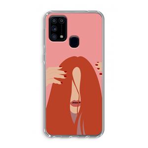 CaseCompany Woke up like this: Samsung Galaxy M31 Transparant Hoesje