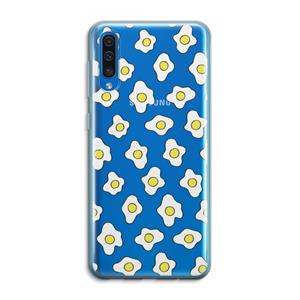 CaseCompany Spiegeleitjes: Samsung Galaxy A50 Transparant Hoesje