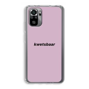 CaseCompany kwetsbaar: Xiaomi Redmi Note 10S Transparant Hoesje