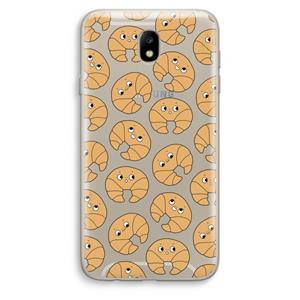 CaseCompany Croissant: Samsung Galaxy J7 (2017) Transparant Hoesje
