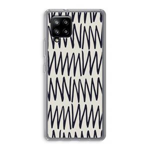 CaseCompany Marrakech Zigzag: Samsung Galaxy A42 5G Transparant Hoesje