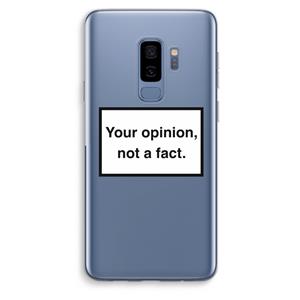 CaseCompany Your opinion: Samsung Galaxy S9 Plus Transparant Hoesje