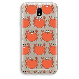 CaseCompany Krab: Samsung Galaxy J7 (2017) Transparant Hoesje