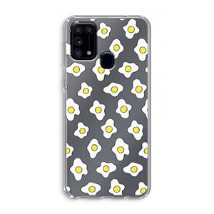 CaseCompany Spiegeleitjes: Samsung Galaxy M31 Transparant Hoesje