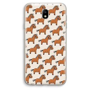 CaseCompany Pony: Samsung Galaxy J7 (2017) Transparant Hoesje