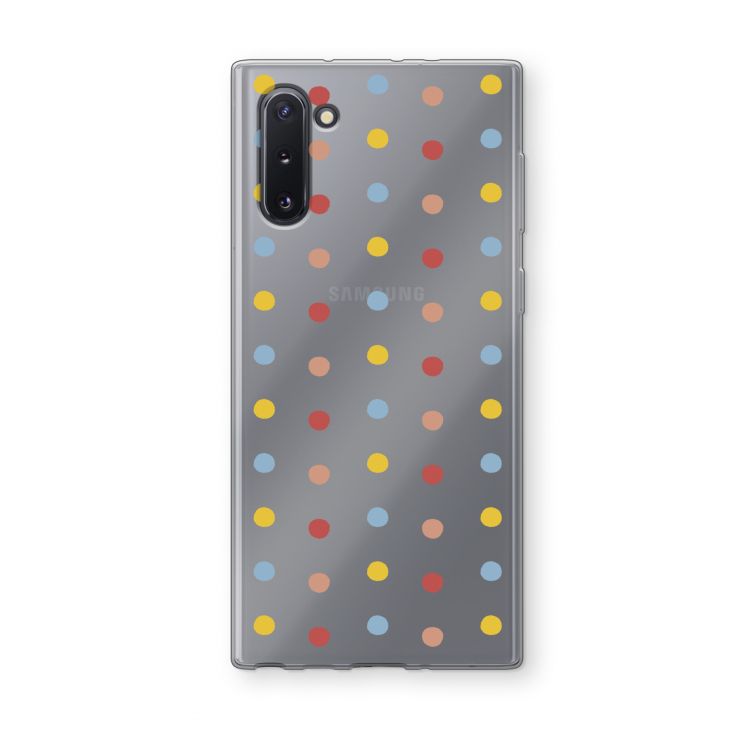 CaseCompany Bollen: Samsung Galaxy Note 10 Transparant Hoesje