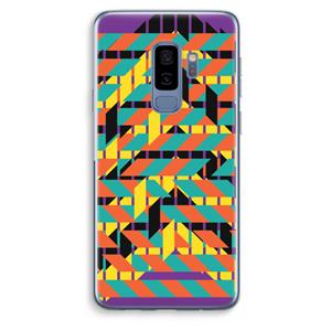 CaseCompany Skew Bee 2: Samsung Galaxy S9 Plus Transparant Hoesje