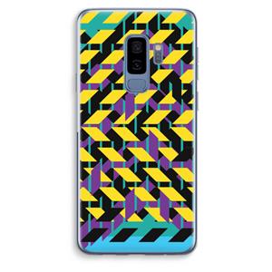 CaseCompany Skew Bee 3: Samsung Galaxy S9 Plus Transparant Hoesje
