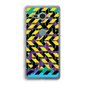 CaseCompany Skew Bee 3: Sony Xperia XZ2 Compact Transparant Hoesje