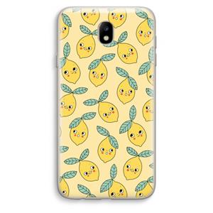 CaseCompany Citroenen: Samsung Galaxy J7 (2017) Transparant Hoesje