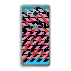 CaseCompany Skew Blush 2: Sony Xperia XZ2 Compact Transparant Hoesje