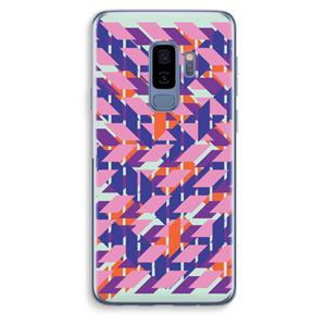 CaseCompany Skew Blush 3: Samsung Galaxy S9 Plus Transparant Hoesje