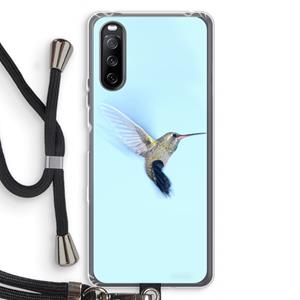CaseCompany Kolibri: Sony Sony Xperia 10 III Transparant Hoesje met koord