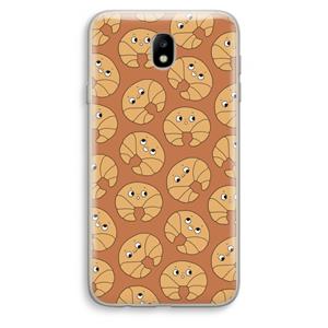 CaseCompany Croissant: Samsung Galaxy J7 (2017) Transparant Hoesje