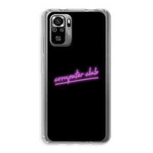 CaseCompany Vice Black: Xiaomi Redmi Note 10S Transparant Hoesje