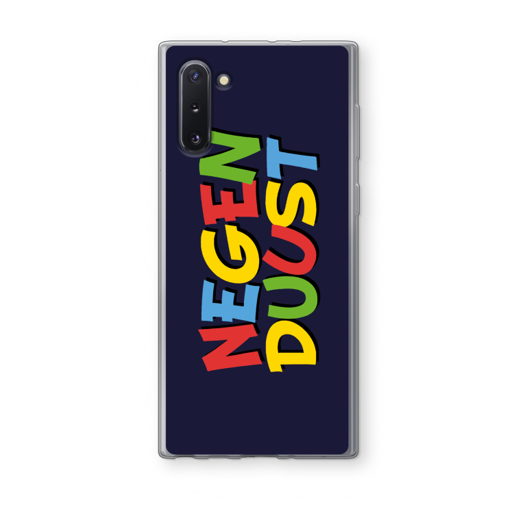 CaseCompany 90's One: Samsung Galaxy Note 10 Transparant Hoesje