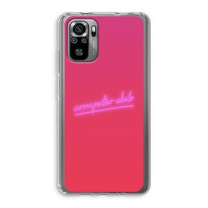 CaseCompany Vice Glow: Xiaomi Redmi Note 10S Transparant Hoesje