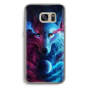 CaseCompany Where Light And Dark Meet: Samsung Galaxy S7 Transparant Hoesje