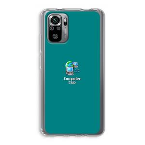 CaseCompany Win98: Xiaomi Redmi Note 10S Transparant Hoesje