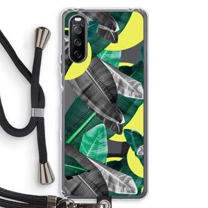CaseCompany Fantasie jungle: Sony Sony Xperia 10 III Transparant Hoesje met koord