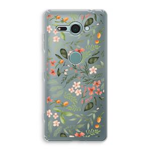 CaseCompany Sweet little flowers: Sony Xperia XZ2 Compact Transparant Hoesje