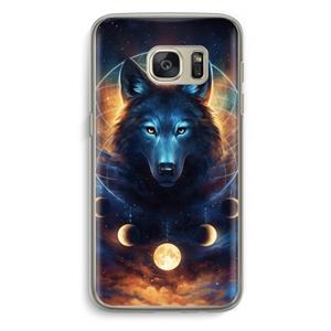 CaseCompany Wolf Dreamcatcher: Samsung Galaxy S7 Transparant Hoesje